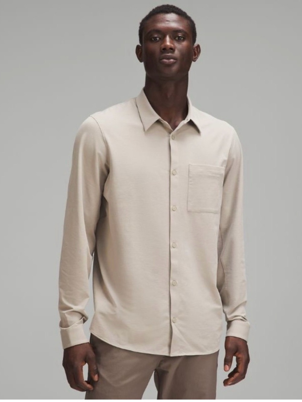 Lululemon Commission Long Sleeve Shirt *Pocket Riverstone
